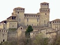 beautifully preserved late medieval castle Torrechiara Ladyhawke location